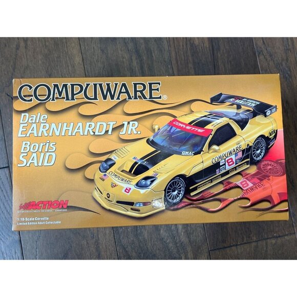 ACTION 2004 C5R Corvette #8 Compuware Dale Earnhardt Boris Said MIB - Picture 2 of 10